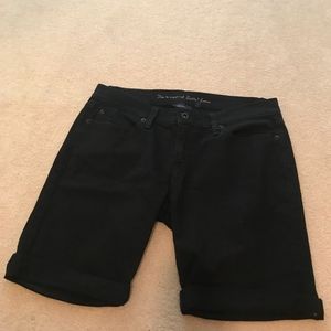 Black Levi Long Shorts (Size 10)